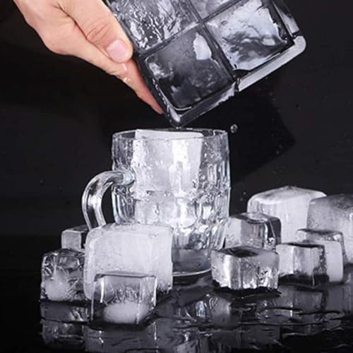 Bandeja de hielo reutilizable con tapa negra miniatura 5