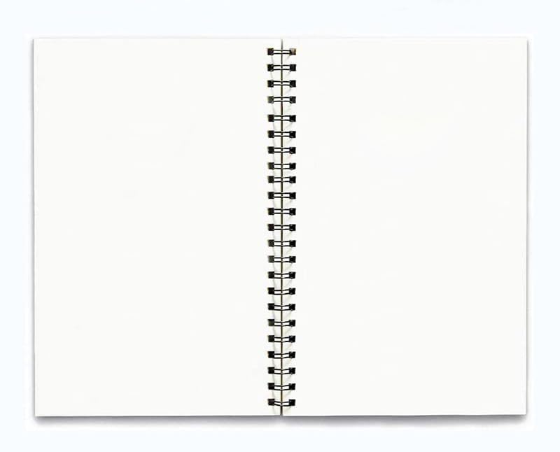 Image of Anime Sketchbook A5 Notebook Unruled 160 Pages 100gsm Paper (Multicolor) Spiral Notebook with Fantasy Design