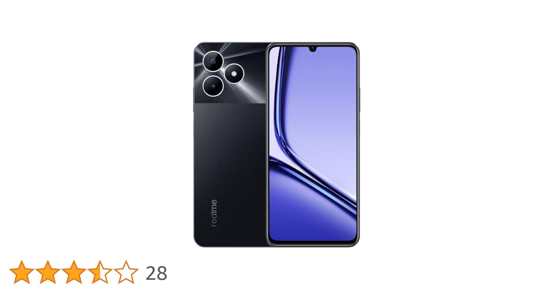 realme Note 50 ブラック 3GB/64GB Realme Note 50 3GB/64GB 6.7´´ Black | Techinn