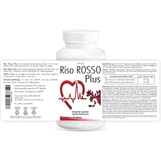 Riso Rosso Plus Lineadiet – integratore alimentare a base di riso rosso fermentato – 90 compresse per 3 mesi di fornitura – 97 mg di riso rosso – prodotto in Italia