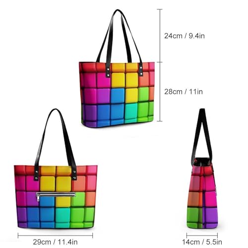 Women's Elegant Leather Shoulder Bag Casual Chic Handbag For Daily Use2