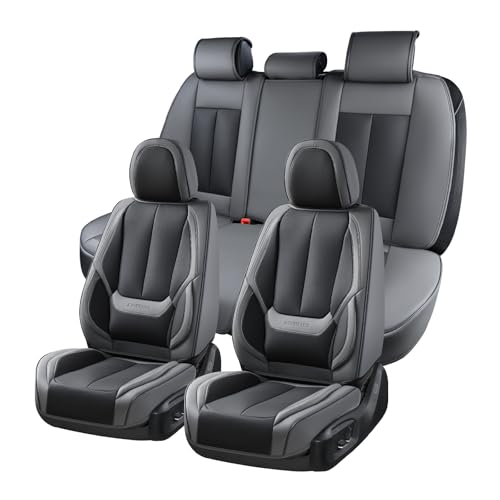 Fundas de asientos para coche contra manchas: protectores de cuero Nappa universal para SUV
