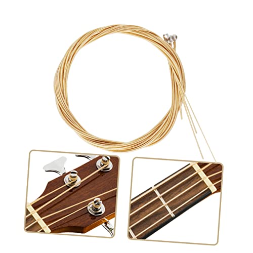 Milisten 3 Sets Bass Strings Violin Accessories Bass Guitar Accessories Guitar Accessory Violin Bass Strings Bass String Replacements Bass Parts Bass Accessory Acoustic Bass String Ballad #TOP3