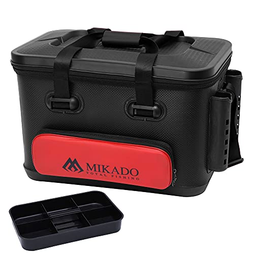 Mikado Eva Dry Bag 46x30x31cm große wasserdichte Tacklebox Angeltasche mit Gurt