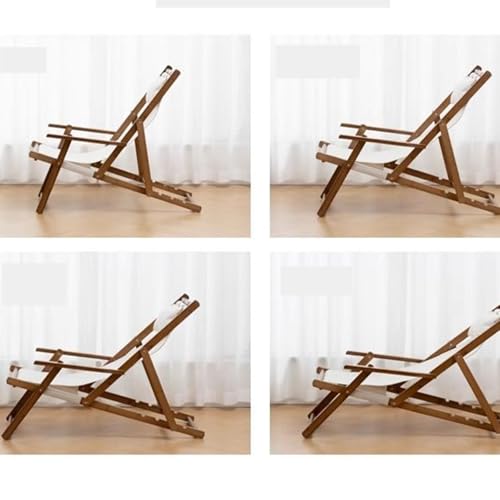 Chaise de plage ergonomique en bois bleu pour votre balcon ou salon de jardin