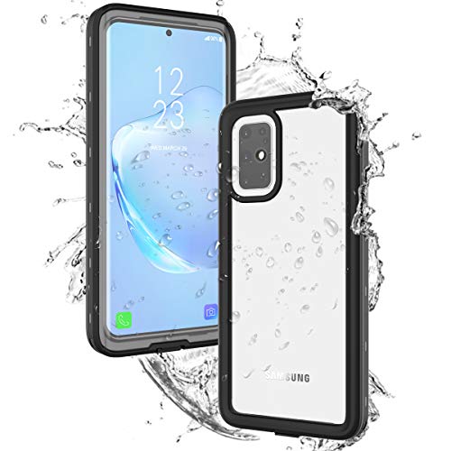 Forhouse Funda Impermeable para Samsung Galaxy S20 Plus 6.7 Inch, IP68 Completa 360 Grados Carcasa con Protector de Pantalla Incorporado Cubierta Anti-arañazos para Samsung Galaxy S20+ (Negro)