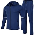 Rdruko Men's Track Sweat Suits 2 Piece Set Sweatsuits Tracksuits Jogging Workout Gym Athletic Suits with Hood
