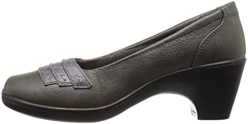 Easy Street Women's Fiona Wedge Pump, Grey/Grey Crocodile, 7.5 N US | Image 7