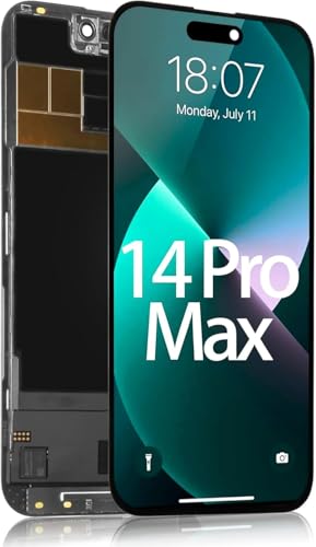 ETech61 iPhone 14 Pro Max LCD Screen Replacement In-Cell Display with Touch Digitizer Assembly Compatible with A2651 A2893 A2894 A2895 Front Repair Screen Screen Only