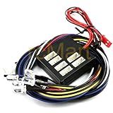 YEAH RACING LK-0002 ダークドリフターLEDライトキット 6スロット