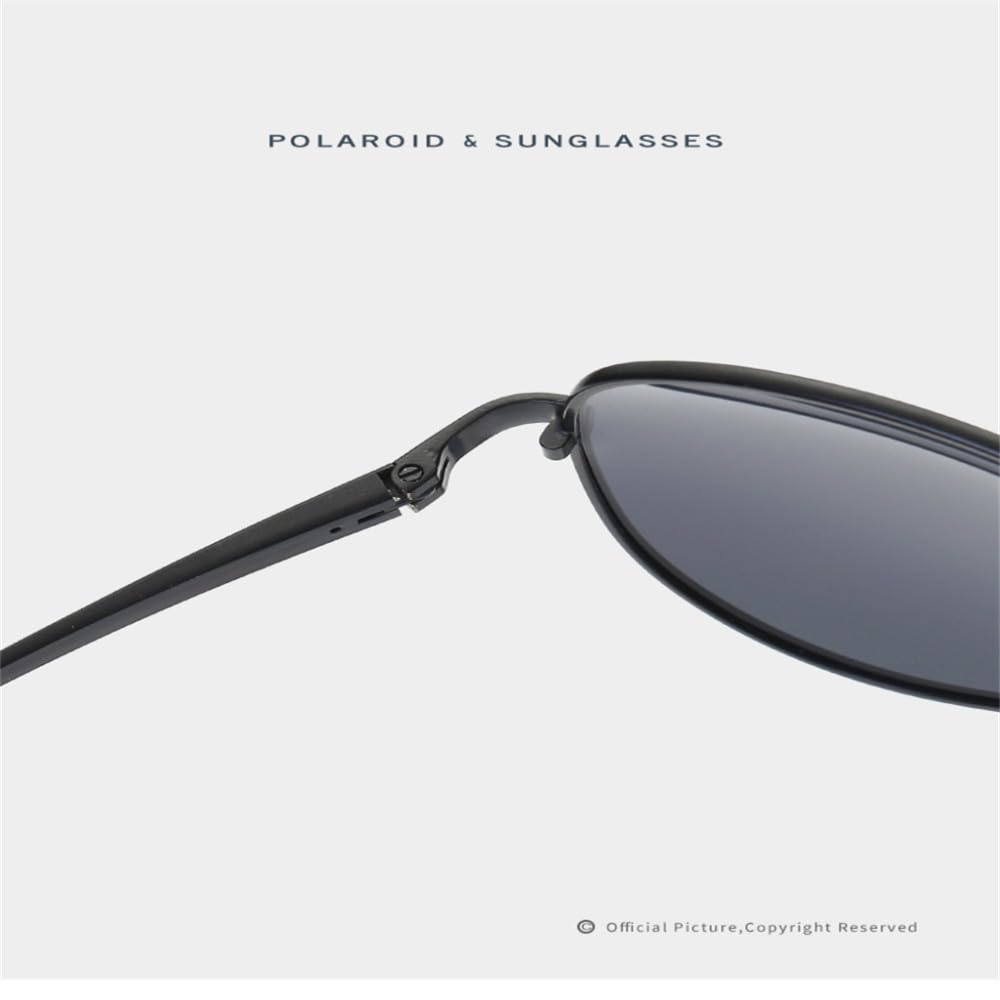Gafas de sol polarizadas UV400 para hombre, gafas de sol de aviador clásicas, montura metálica para conducir, pescar, ciclismo al aire libre, gafas para mujer