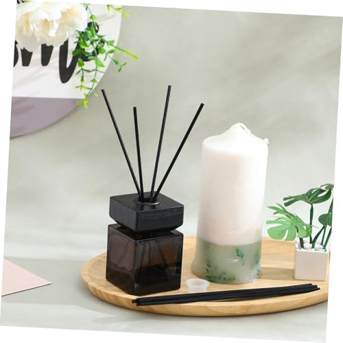 Set de Botella Difusora Vacia 100ml con Tapa Madera y Varillas miniatura 5