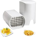 Potato Chipper Chip Cutter, 2 in 1 Cutter for Potato and Vegetables, Compact Design for Home Kitchen Use, Easy to Clean and Store