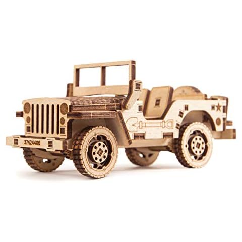 Wood Trick SUV 3D Wooden Puzzle Kit Cover