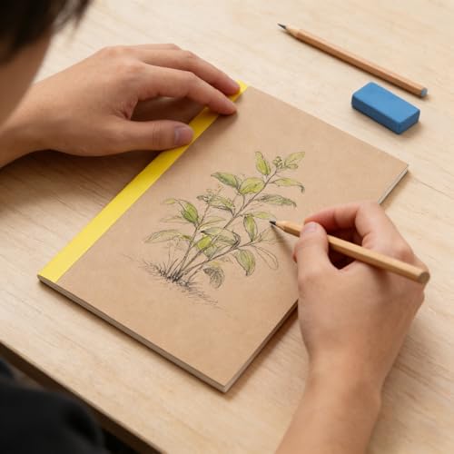 Carnets de composition A5 kraft pour structurer vos notes de bureau et de maison - 6