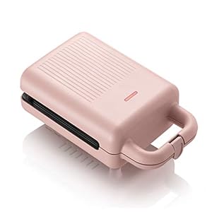 Sandwich Toaster, 2-in-1 Waffle Maker, Panini Maker, Toastie Maker with Detachable Non-Stick Plates Non-Stick Sandwich…
