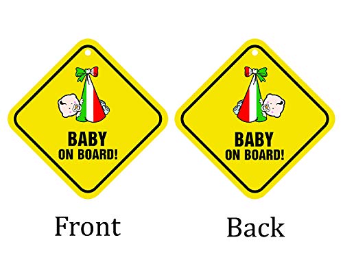 Image of Billy Bum Baby On Board Background Baby Journey Windows Sticker (Fly)