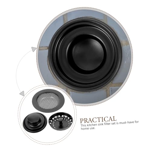 Set de filtro y colador para desagüe de cocina miniatura 7