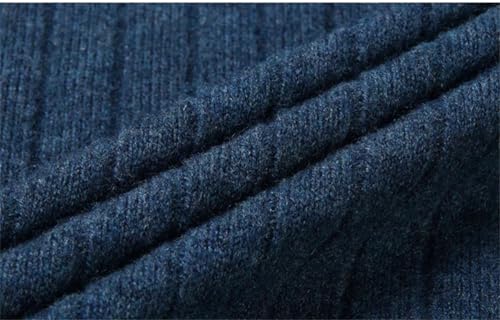 Men's Jacquards Knitted Cardigan V-Neck Thickened Sweater Casual Soft Warm Cardigan Stand Collar Slim Fit Sweater3