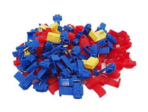 Grapelet Set: 100 branch connectors, 50 x blue, 40 x red, 10 x yellow.