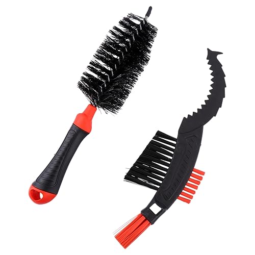Yardwe Bike Chain Set Sturdy Nylon Chain Brush Kit Easy to Handle Long-Lasting