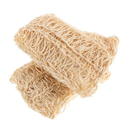 SOIMISS 2 Piezas Esponja Exfoliante de Ducha Diseño de Luffa Natural y Baño Remueve Muerta Accesorios para Cuidado Corporal Suave para Sensible