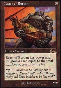 Magic: the Gathering - Beast of Burden - Urza's Legacy - Foil
