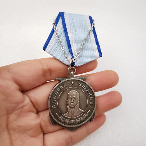 Kocreat Kopieer de Sovjet-Unie Navy Honor Medaille-WW2 USSR Militaire Badge CCCP Souvenir Badge Orde van de Patriottische Oorlog Cap Reversspeldjes Medaille Replica - Image 6