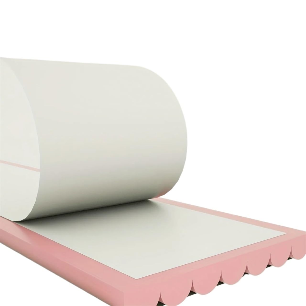 Rodapies 2 uds 2m rodapié Pegatina de Pared con Tira anticolisión con Pegatinas de Borde Autoadhesivas y Desmontables for decoración de Sala de Estar y Dormitorio para Cocina，Baño(Pink)