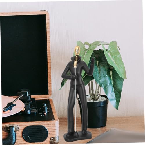 Figure en résine noire BETOOKY objet de décoration unique