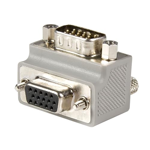 Adaptador cable VGA ángulo recto tipo 2 - M/F miniatura 1