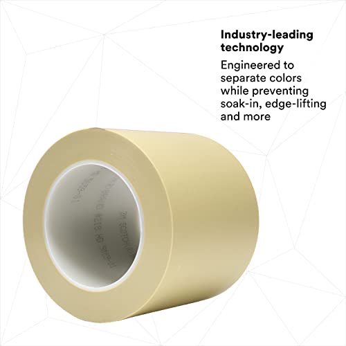 Image of 3M Scotch Fine Line Tape 218, High-Performance, Polypropylene Plastic, Instant Adhesion, Moisture and Solvent Resistant, Green Color, 4 in x 60 yd, 5.0 mil, 8 /Case