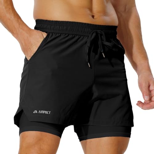AIMPACT Men’s 2 in 1 Shorts 7