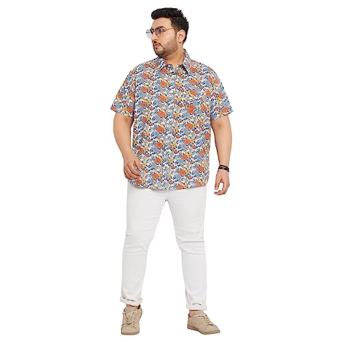 Image of Bigbanana Plus Size Men's Regular Fit Printed Shirt