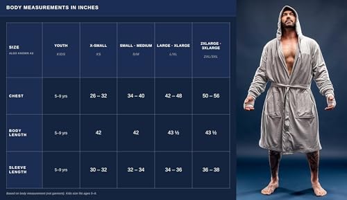 Image of DudeRobe Men's Robe - Hooded TERRY Bath Robe for Men with Pockets | Soft, Comfy Men's Bathrobe from Shark Tank