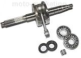 NEU ____ KURBELWELLE KIT ! ____ Das Kit enthält: Kurbelwelle , Kurbelwellenlager (2 Stück) , Simmerringe (2 Stück) , Nadellager ____ Bei diesem Kurbelwelle Kit handelt es sich um ein hochwertiges Ersatzteil. ____ Größen - in Bildern, unten. ____