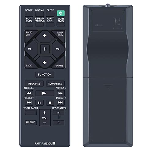 RMT-AM330U Controle remoto de substituição para sistema de áudio Sony SHAKE-X30 MHC-V13 MHC-V02 MHC-M20 MHC-V21 MHC-V77W SHAKE-X10 MHC-V50 MHC-V71 MHC-V90W SHAKE-X10