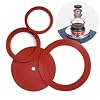 Vacuum Casting Gasket, 4Pcs Classic Pro Gasket Gaskets O-Ring Professional for Jewelry Casting Machine, Casting Machine Gasket