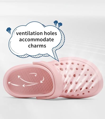 Image of Kids Girls Boys Clogs Garden Shoes Toddler Slip on Sandals Children Water Shower Beach Pool Slippers