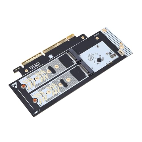 Carte d'extension NVMe PCIe 5.0 X8 pour SSD M.2 sur fente Gen 5 x16