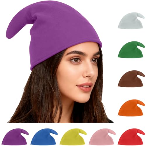 Generisch Zwergenmütze Bunte Zipfelmütze Erwachsene Schlumpf Kostüm...