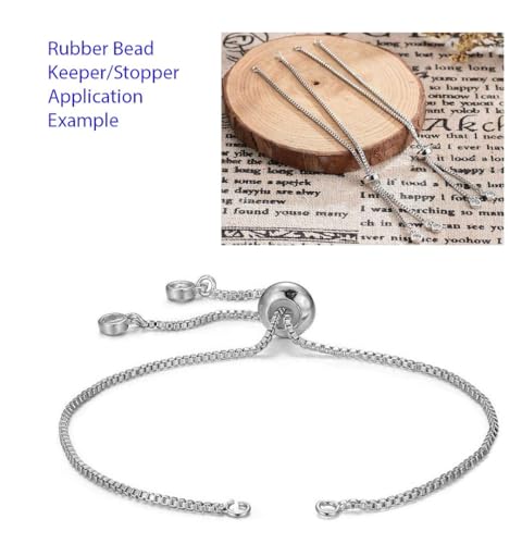 Topes de acero quirúrgico para crear collares minimalistas y pulseras artesanales 5