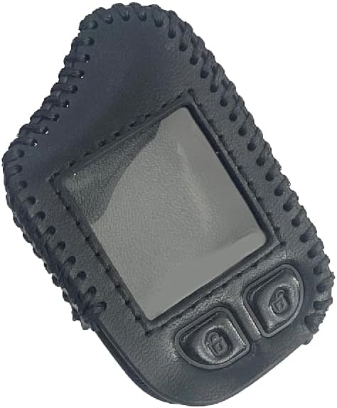 #RFX-2W901-SS 2 Way Remote Leather Case（Black） Quality Durable New Replacement Parts for Compustar Prime 901