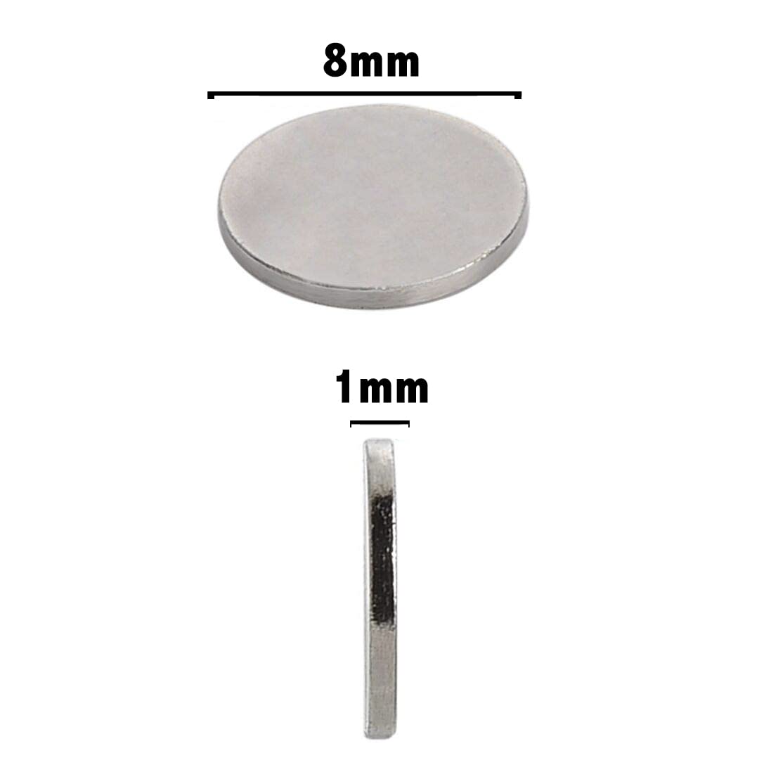 50 CALAMITE 4x4mm Forti MAGNETI NEODIMIO POTENTI Magnete Fimo Modellismo