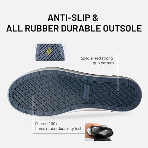 Image of Furuian Men's Steel Toe Rain Boots Rubber Work Boots Waterproof Safety Shoes Ankle /Short Mud Boots Non Slip Chelsea Rain Shoes for Outdoor, Agriculture and Industrial Working