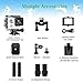 Action Camera 4K 16MP Underwater Waterproof Camera 170° Wide Angle WiFi Sports Cam with 1 Battery and Mounting Accessories Kit（Gold