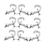 Alipis 9 pièces Crochets Serrage Éclairage Aluminium pour Scène Pinces Robustes Anti-d...