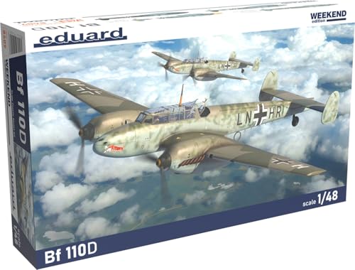 Eduard 1/48 Weekend Edition Bf110D Plastic Model EDU8409 (Airplane)