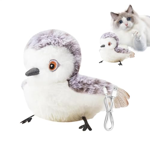 Flapping Wings Toy, Pet Interactive Toy, Engaging Cat Toy, Cat Fun Toy, Natural Bird Toy, Bird Movement Toy, Indoor Cat Toy, Lif