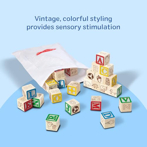 Melissa & Doug Deluxe Wooden ABC/123, 50-Piece Set of Classic Letter & Number Wooden Blocks (1” x 1”) with Storage Pouch, Sorting_& Stacking Toys for Kids Ages 2+ (Pack of 12) - Image 7
